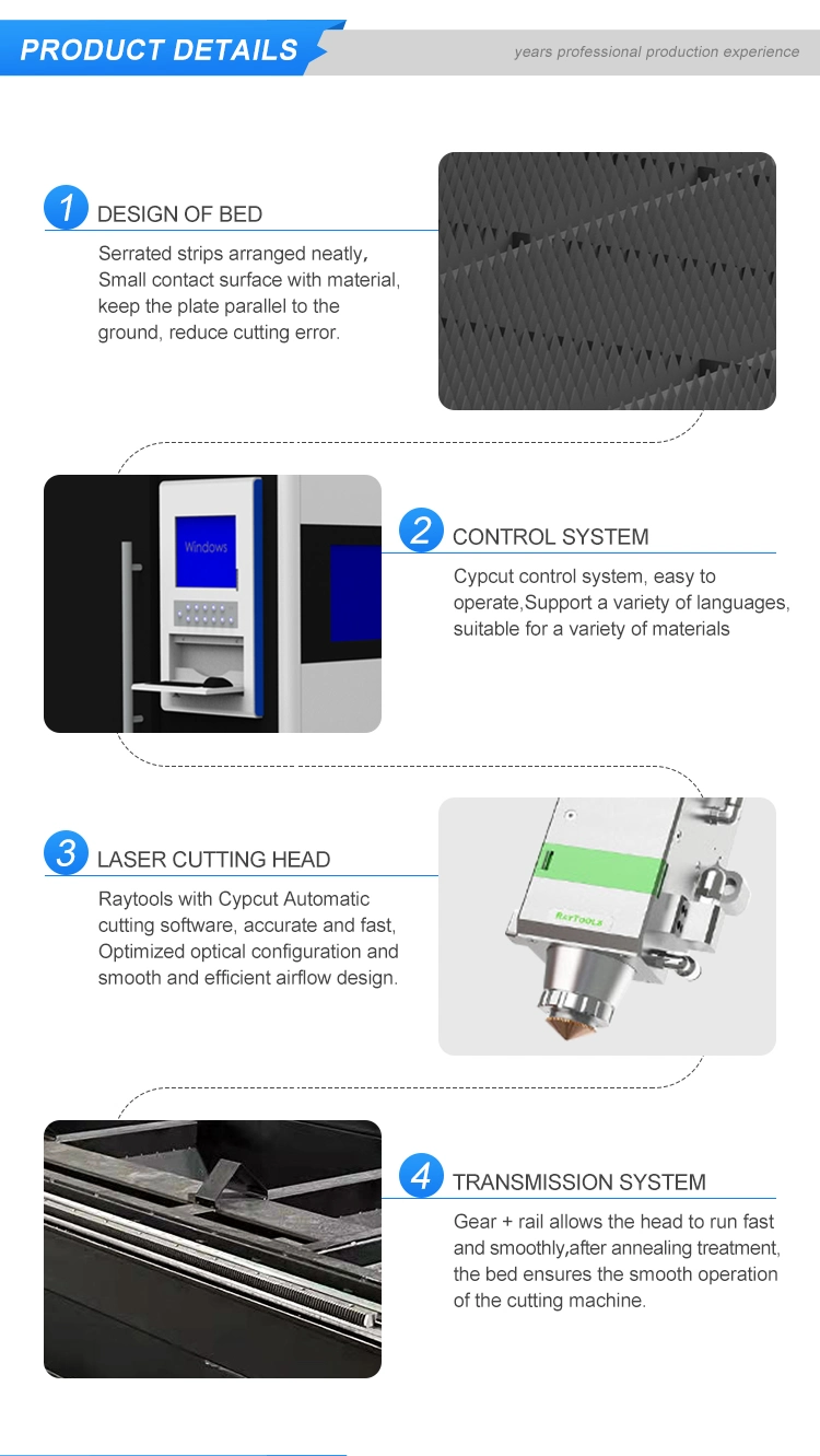 Full Enclosed Fiber Laser Cutting Machine High Quality Laser Cutting Machine for Price High Power 6kw 3015 Full Enclosed